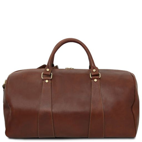 TL Voyager - Travel leather duffle bag - Large size